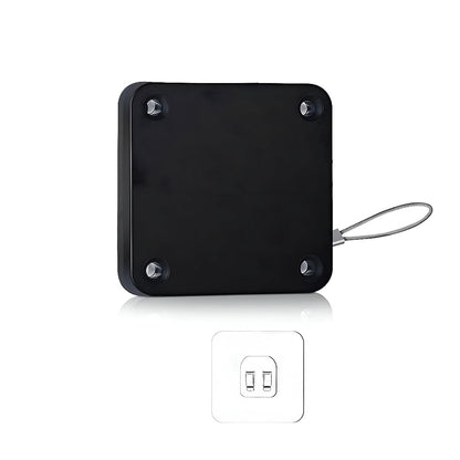 Punch‑Free Automatic Door Closer (Steel Rope) – Quiet Self‑Closing for Home & Office Doors