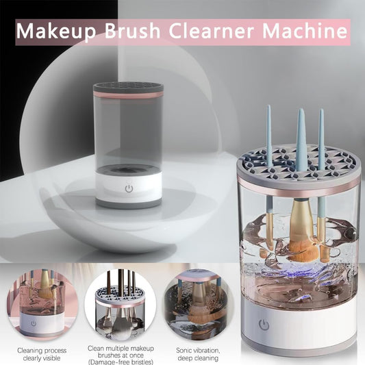 Electric Makeup Brush Cleaner – Automatic Spin Wash Tool for Faster, Cleaner Brush Care
